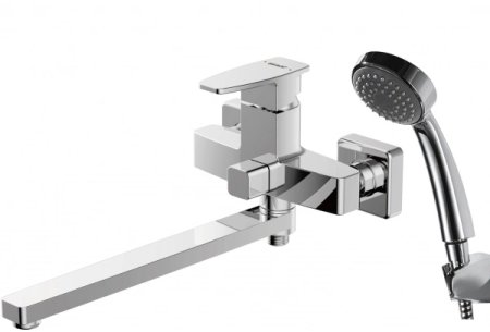 Смеситель для ванны Bravat Riffle F672106C-LB, хром 