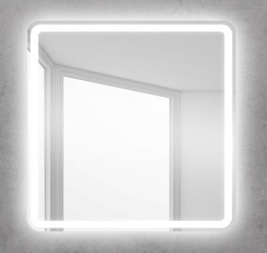Зеркало BelBagno SPC-MAR-800-800-LED-BTN 