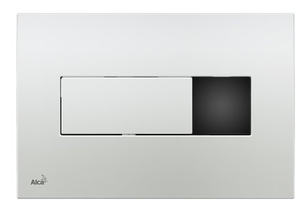 Кнопка смыва AlcaPlast M371S-SLIM сенсорная, хром глянцевый 