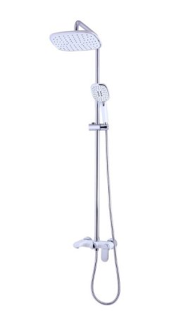 Душевая стойка Grocenberg Shower GB7010 белый/хром 