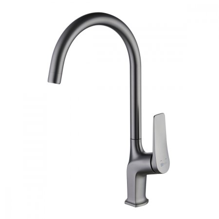 Смеситель Lemark Bronx LM3705GM для кухонной мойки, графит 
