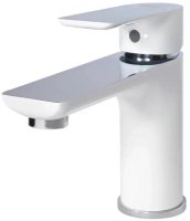 Смеситель для раковины Grocenberg GB2009WC, белый/хром