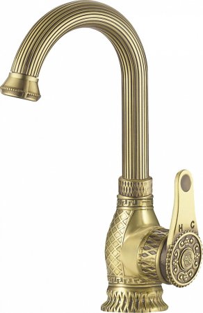 Смеситель Zorg Antic A 417U-BR для раковины 