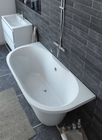 Ванна из литьевого мрамора Эстет Лира 170 170x80 