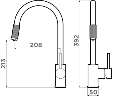 Смеситель для кухонной мойки Omoikiri Tamura 4994334 