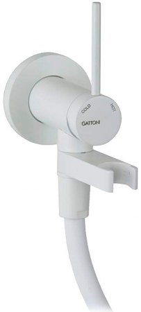 Гигиенический душ со смесителем Gattoni RT010BO Белый матовый 