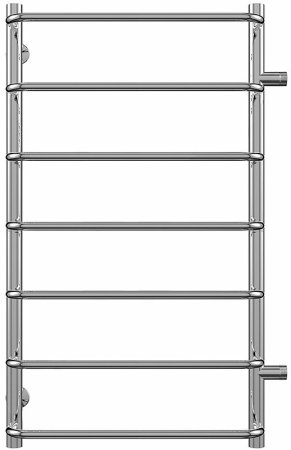 Водяной полотенцесушитель Terminus Стандарт П7 500x796 4670030725332 Хром с боковым подключением 