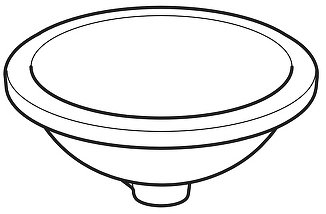 Раковина Geberit VariForm 500.746.01.2 Белая 