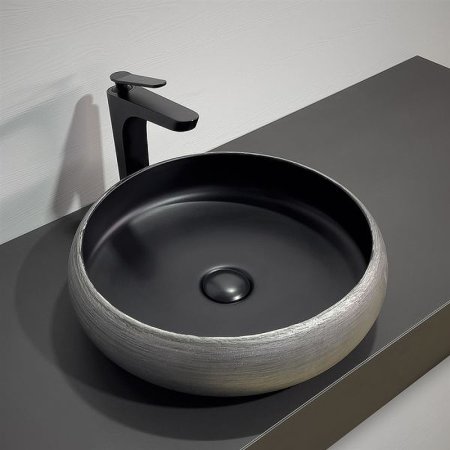 Раковина-чаша Comforty 41.5 78653 00-00012232 Серебро Черная 