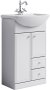 Тумба под раковину Aqwella Барселона 55 Ba.01.05/2 Белая 