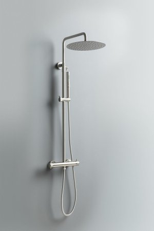 Душевая система Allen Brau Fantasy 5.11001-BN с термостатом Никель брашированный 