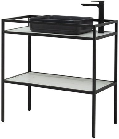 Консоль под раковину Allen Brau Liberty 90 1.33004.BB Черный браш 