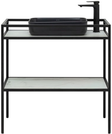 Консоль под раковину Allen Brau Liberty 90 1.33004.BB Черный браш 