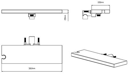 Душевая система Vincea VSFW-4211RCH Хром 