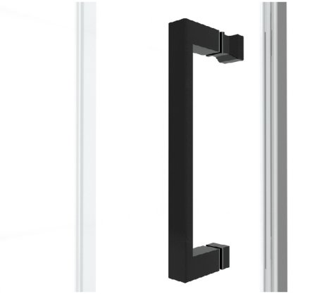 Душевая кабина Black&White Galaxy 8001900 с гидромассажем профиль Черный задняя стенка Белая 