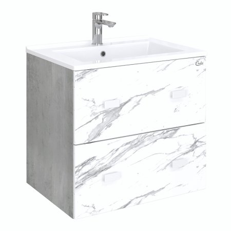 Тумба с раковиной Onika Марбл 65.13 мрамор/камень бетонный 