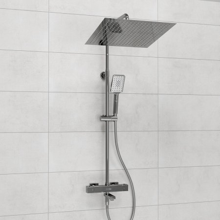 Душевая система WasserKRAFT A199.119.126.087.CH Thermo с термостатом Хром 