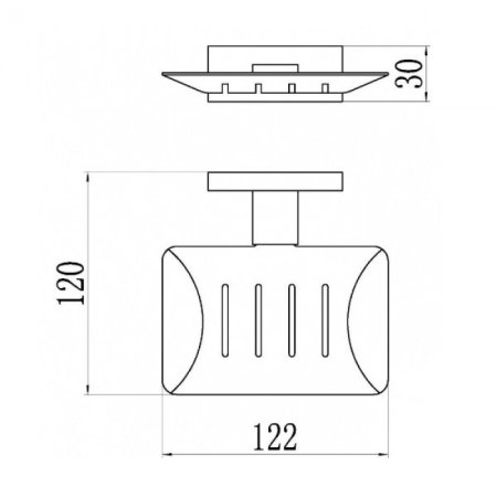 Мыльница GANZER GZ88021-F Белый 