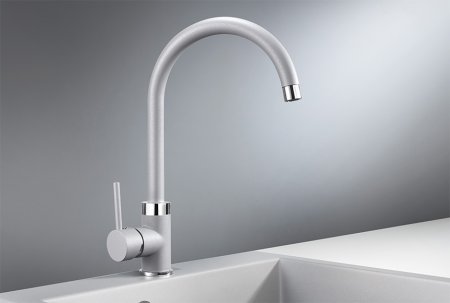 Смеситель для кухонной мойки Granula GR-2125 алюминиум 