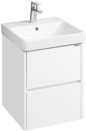 Тумба с раковиной Aquaton Сканди 45 1A2516K0SD010 подвесная Белая 