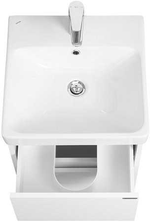 Тумба с раковиной Aquaton Сканди 45 1A2516K0SD010 подвесная Белая 