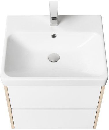 Тумба под раковину Aquaton Сканди 55 1A251701SDB20 подвесная Белый Дуб верона 