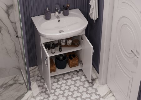 Тумба под раковину Aquaton Онда 56 1A122801ON010 Белая 