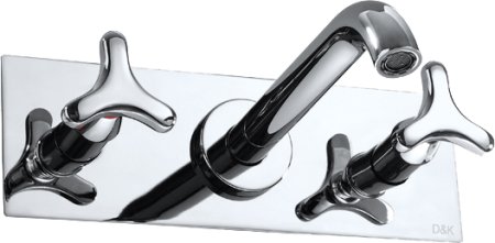Смеситель D&K Hessen Goethe DA1384441 С ВНУТРЕННЕЙ ЧАСТЬЮ, для раковины 