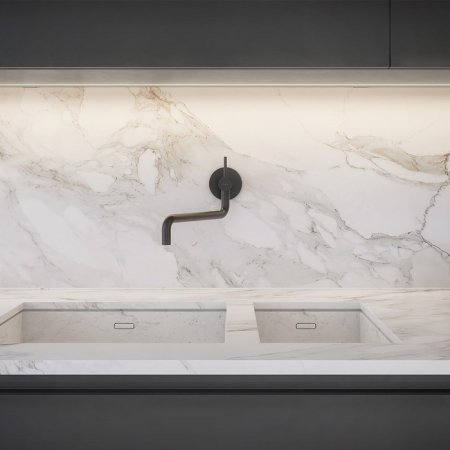 Смеситель Omnires Y Y1256BL для кухни черный 