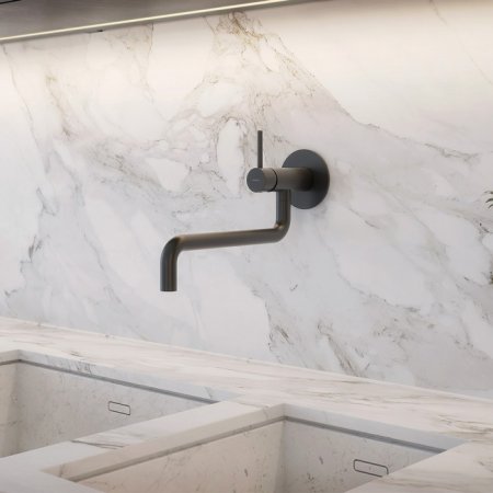 Смеситель Omnires Y Y1256BL для кухни черный 