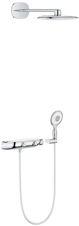 Душевая система Grohe Rainshower System 26446000 с термостатом Хром 