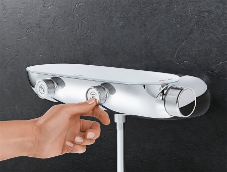 Душевая система Grohe Rainshower System 26446000 с термостатом Хром 