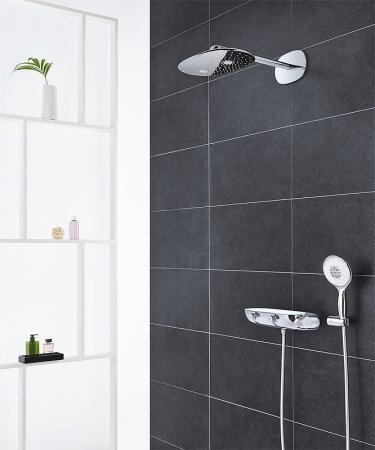 Душевая система Grohe Rainshower System 26446000 с термостатом Хром 