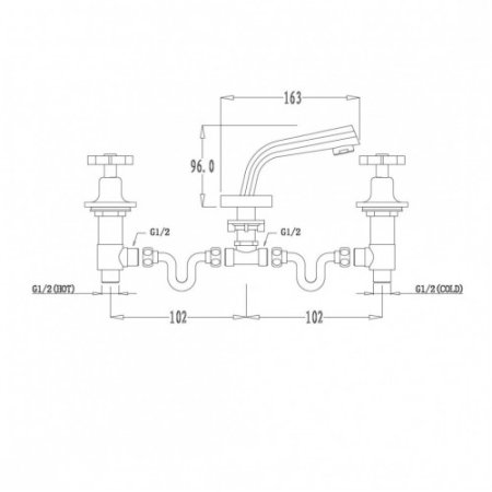 Смеситель для раковины Kaiser Logo 47222 Хром 