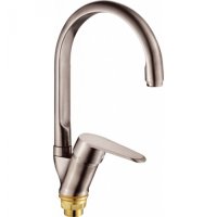 Cмеситель для кухни HANSEN H53123 (53023-G) Сатин