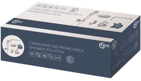 Душевая система Ideal Standard Ceratherm BD006XC с термостатом Хром 