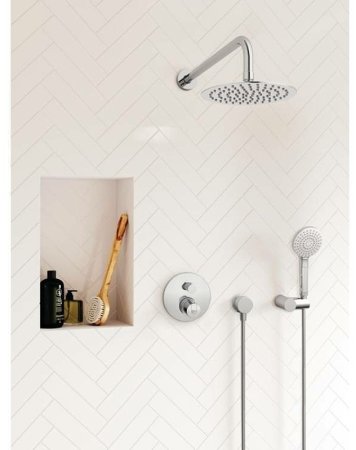 Душевая система Ideal Standard Ceratherm BD006XC с термостатом Хром 