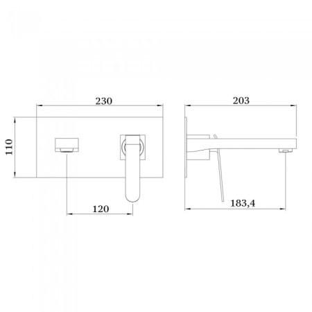 Cмеситель для раковины GANZER GZ26044 CHROME 