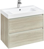 Тумба под раковину Roca Ona 80 A857630512 подвесная Светлый дуб