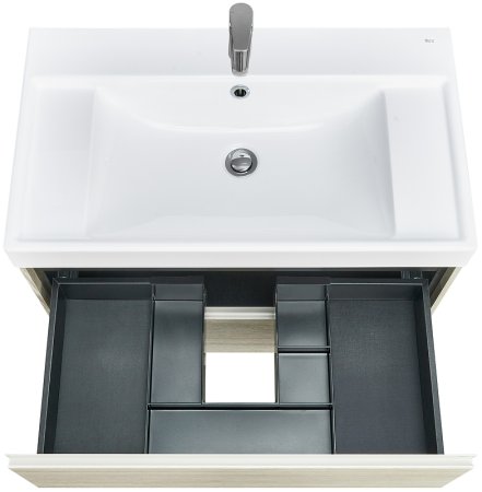 Тумба под раковину Roca Ona 80 A857630512 подвесная Светлый дуб 