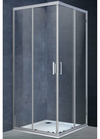 Душевой уголок Vincea Rapid 90x90 VSS-3R80/90CL профиль Хром стекло прозрачное 