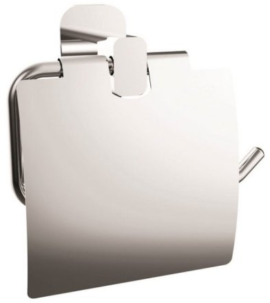 Держатель туалетной бумаги Kaiser KH-2040 с крышкой Хром 
