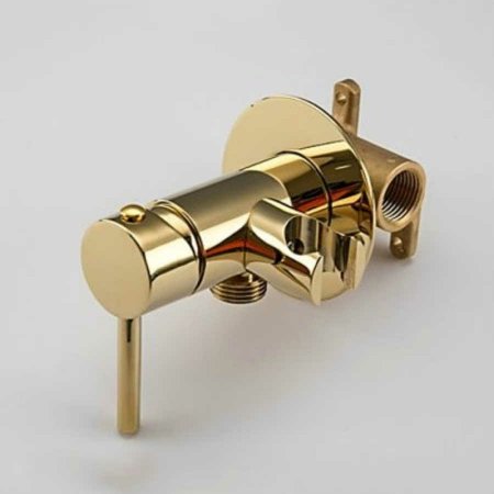 Гигиенический душ со смесителем Frap F7505-3 Золотой 