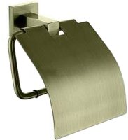 Держатель туалетной бумаги Kaiser KH-4300 с крышкой Бронза