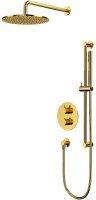 Душевая система Whitecross Y gold YSET09GL с термостатом Золото