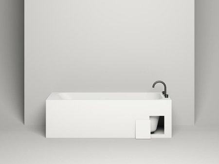 Ванна из искусственного камня Salini Orlanda Kit 170х70 102111G Белая глянцевая 