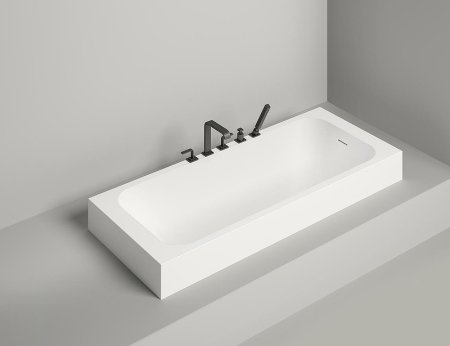 Ванна из искусственного камня Salini Orlanda Kit 170х70 102111G Белая глянцевая 