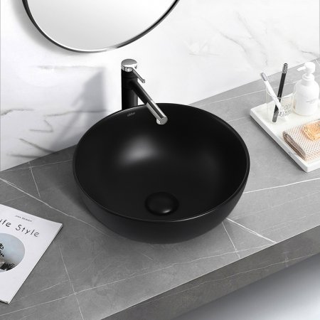 Раковина-чаша Abber Bequem 36 AC2105MB Черная матовая 