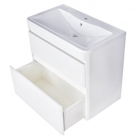 Тумба под раковину Style Line Атлантика Люкс Plus 60 СС-00002206 подвесная Антискрейч 