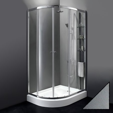 Душевой уголок Cezares ANIMA-W-RH-2-120/100-P-Cr-R 
